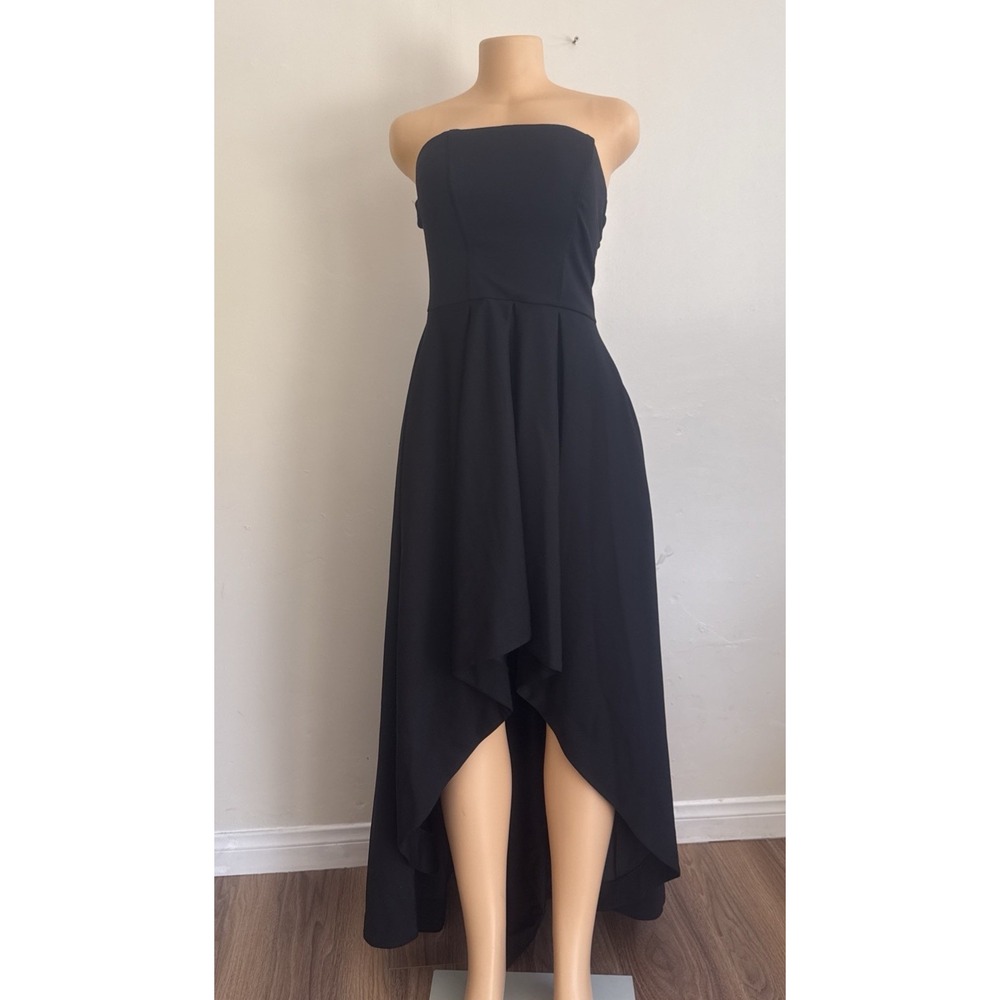 SPEECHLESS Womens Black Boning‎ At Bodice Molded Cups Maxi Dress 7